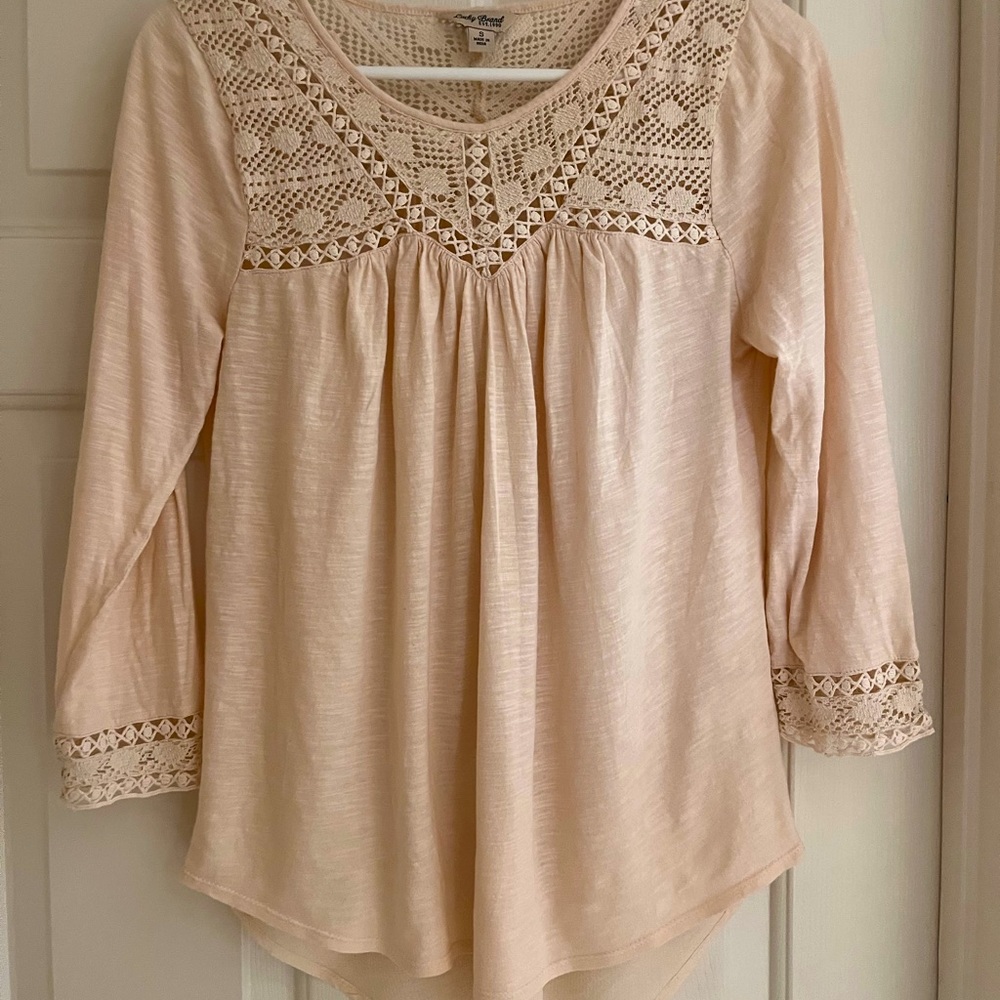 Lucky brand. Size small. Cream color